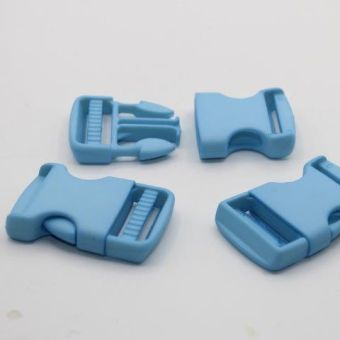 Lot de 3 boucles a ouverture rapide bleu ciel