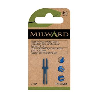 Lot de 12 Porte-canettes pour bobines de fils en plastique Milward