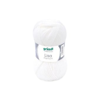 Fil à tricoter LISA PREMIUM UNI - Grundl