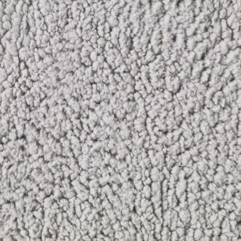 Tissu sherpa moutonné uni gris