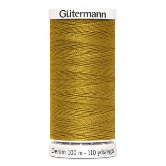 Fil à coudre Denim Gütermann 100 m jaune