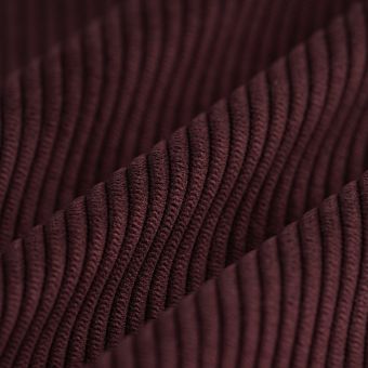 Tissu velours côtes First prune siège