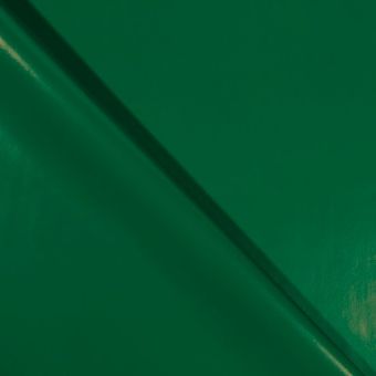 Toile cirée unie vert sapin roulée et sans plis
