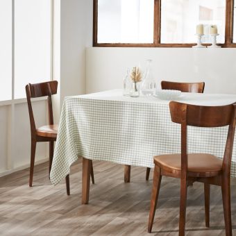 Nappe de table "Vickie" 150 x 250 cm "Gaze de Coton tissé teint"