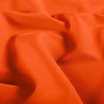 Tissu short de bain uni recyclé orange