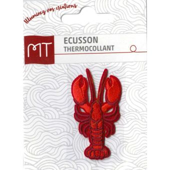 Écusson homard 3,3x5,9cm MT