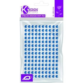 100 Strass Thermocollants Ronds - Diamètre 4,8 Mm - Cristal Transparent Miroir Qualité A+ - Pour Tissu