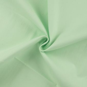 Tissu denim coton stretch uni vert