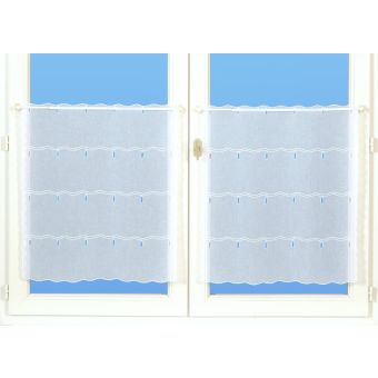 Voilage modulable étamine vagues