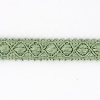 Galon losange 12mm vert d'eau