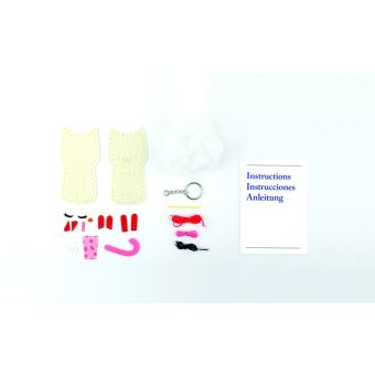 Kit DIY feutrine enfant - Chat matcha porte-clé - DMC