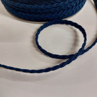 Galon tressé bleu marine 6mm
