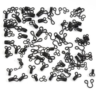 Lot de 48 agrafes noires n° 3