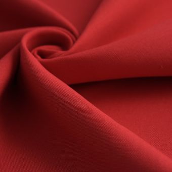 Tissu demi natté coton Bali rouge