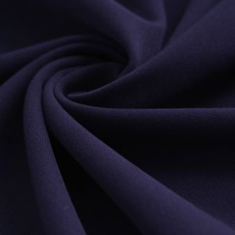 Tissu gabardine légère bleu marine