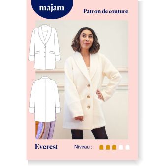 Patron couture Manteau - Everest - Taille : 34 à 48