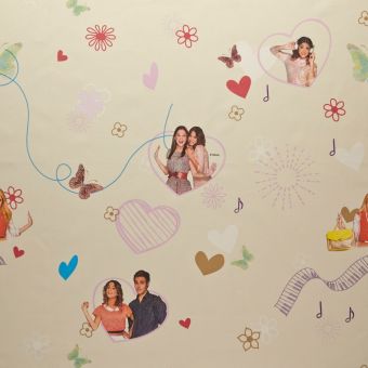 Tissu cretonne Disney Violetta