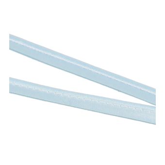 Bobine 25m passepoil satin 10mm bleu clair