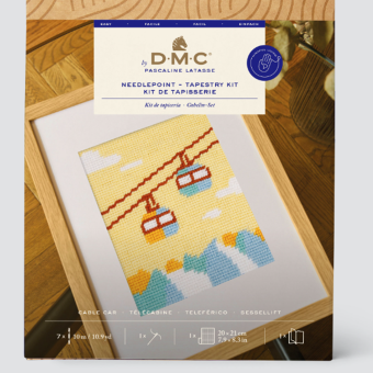 Kit créateur broderie télécabine DMC