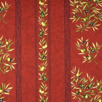 Cretonne provencale le clos des oliviers rouges 160