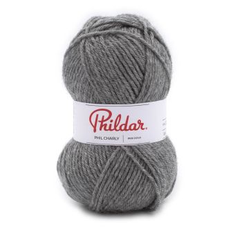 Pelote de fil à tricoter Charly flanelle - Phildar