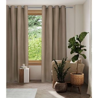 Rideau occultant thermique Viriville taupe
