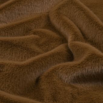 Fausse fourrure ultra douce chocolat
