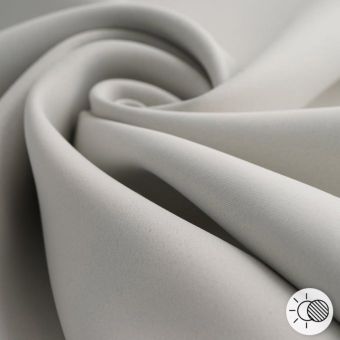 Tissu obscurcissant Moon blanc
