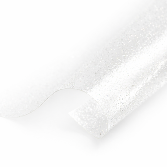 Nappe transparente pailletée 5/100ème