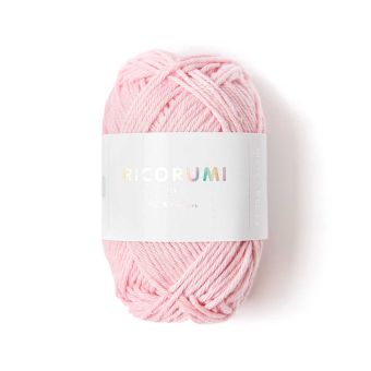 Fil à crocheter Creative Ricorumi dk rose 011 coton 57,5m - Rico Design