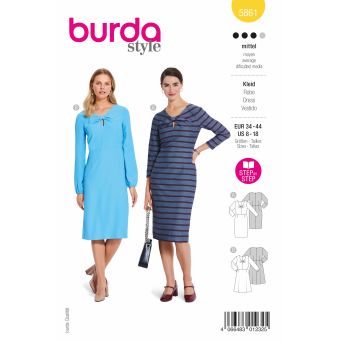 Burda B9446 Patron De Couture Chevalier 19 X 13 C