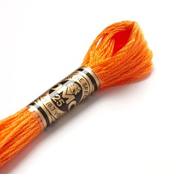 Fil mouliné à broder - Tons jaunes/orangés - COL 970