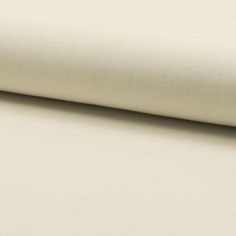 Tissu lainage fin extensible uni écru