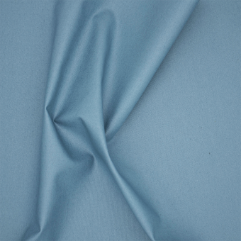 Tissu damassé coton enduit déperlant Paint - Uni enduit Bleu