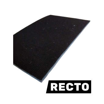50 cm de Textile jersey contrecollé sur mousse de 5 mm - colori Noir