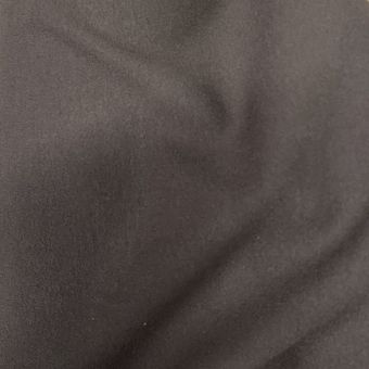 Tissu crêpe de laine Lubiana marron - Origine Italie