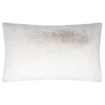 Coussin rectangulaire en fausse fourrure ultra moelleux