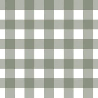 Tissu Double Gaze Carreaux Vichy Vert Sauge 7mm, coupon 1m x laize (145cm)