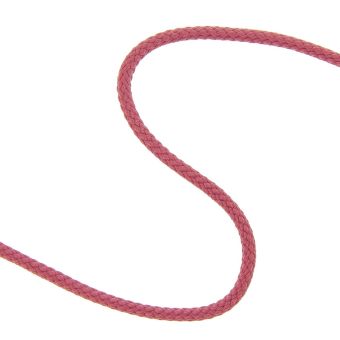 Cordon anorak 4mm vieux rose