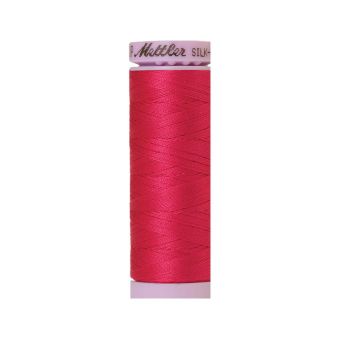 Bobine de fil mettler silk finish cotton 150m rose fuchsia col. 1421