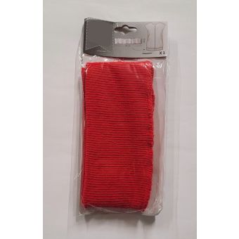 Bord côte pièce bas blouson rouge 69x8 cm