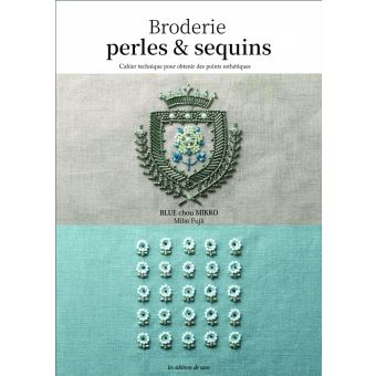 Livre Broderie perles et sequins de Miho Fujii