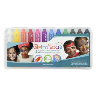 Grim'Tout - Crayons de maquillage enfant 12 sticks