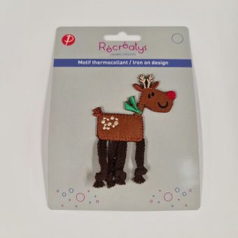 Motifs Noël renne marron