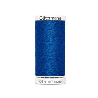 Bobine de fil pour tout coudre Gütermann - Bleu électrique - COL 322