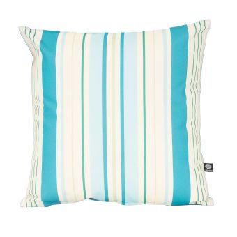 Coussin extérieur rayé