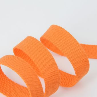 Sangle coton 30mmpour sac orange