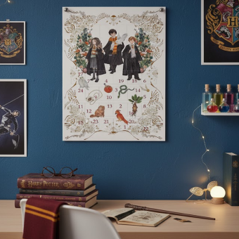 Panneau calendrier de l'Avent Harry Potter