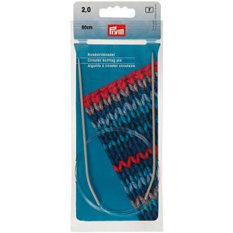 Aiguilles à tricoter circulaires, gris perle ou gris