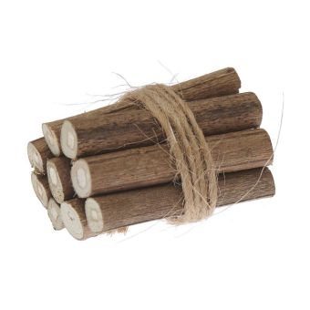 Bois de chauffage miniature 2x3,5x2cm Monde des Lutins Rico Design
